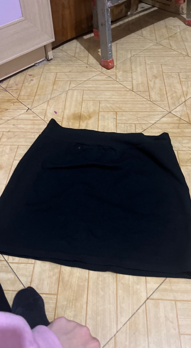 Siyah Basic Mini Etek - Görsel 4