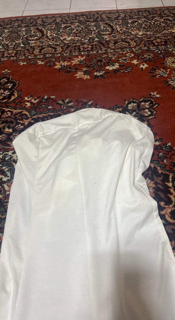 Beyaz Drapeli Straplez Uzun Kadın elbise - Görsel 3