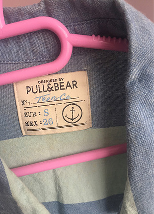 Pull and Bear Pull&bear; mavi gömlek 