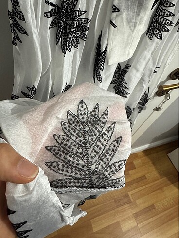 İşlemeli Astarlı Elbise - Görsel 8