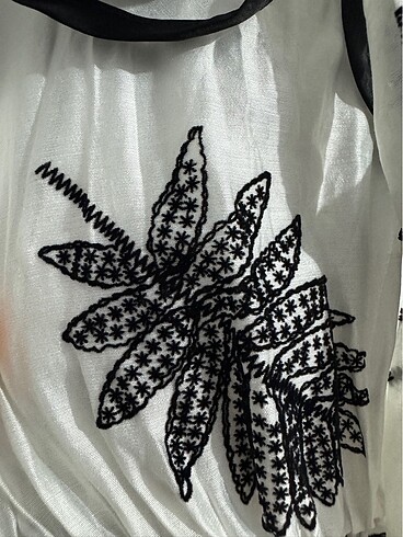 İşlemeli Astarlı Elbise - Görsel 7