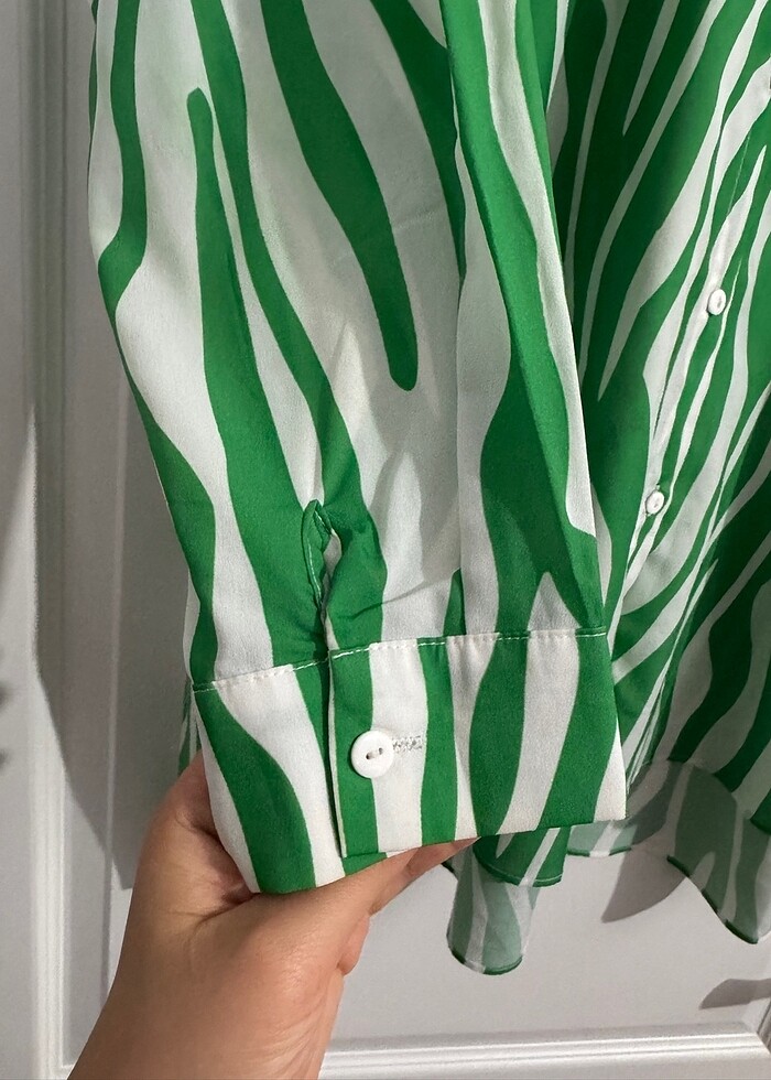 Zebra Desen Gömlek - Görsel 3