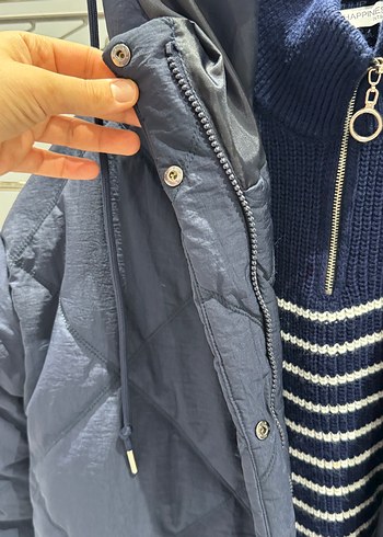 Kapşonlu Beymen Mont - Görsel 2