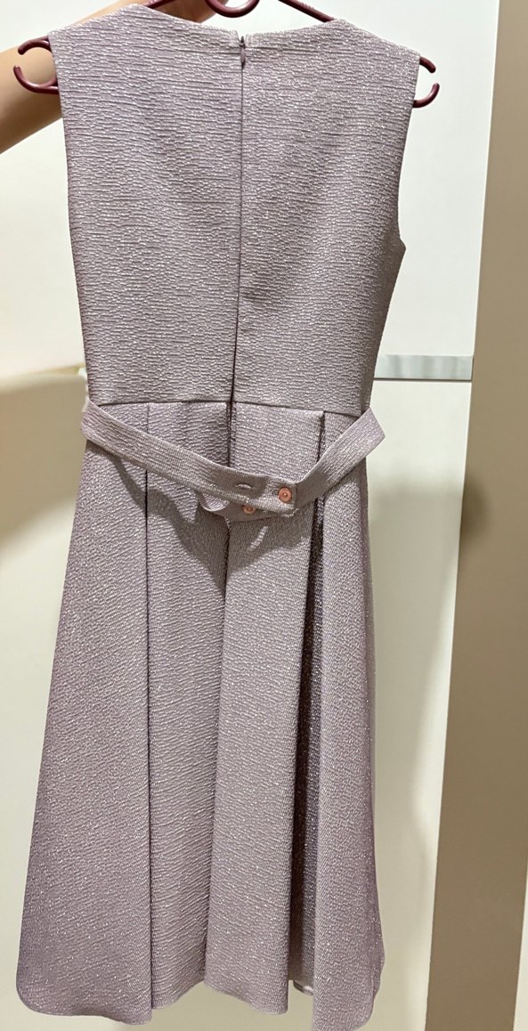 Kemer Detaylı Klasik Elbise - Görsel 2