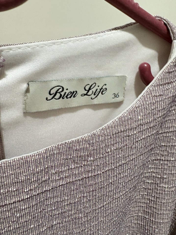 Kemer Detaylı Klasik Elbise - Görsel 4