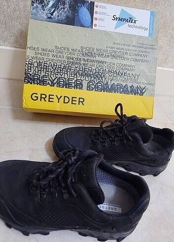 36 Beden siyah Renk ORJİNAL SU GEÇİRMEZ GREYDER WATERPROFF AYAKKABI