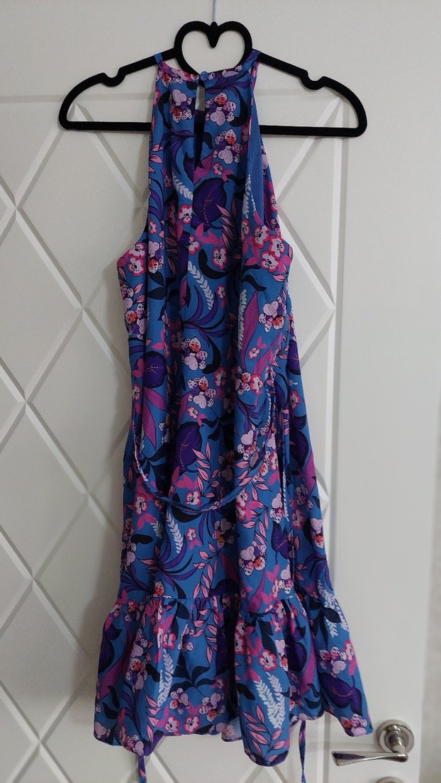 Mor Bohem Elbise - Görsel 2