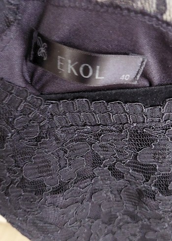 Dantelli Siyah abiye elbise - Görsel 2