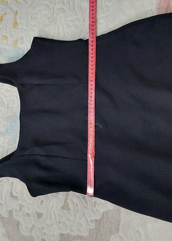 Siyah Drapeli Elbise - Görsel 5