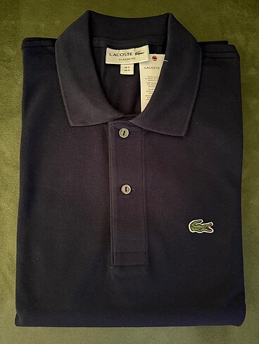 s/m Beden lacivert Renk Orijinal Lacoste Polo Yaka T-Shirt