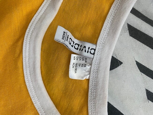 xs Beden h&m basic tişört