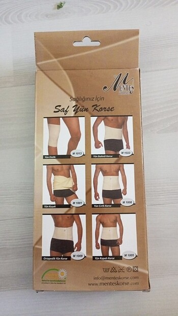 Saf yün bel korsesi  - Görsel 3