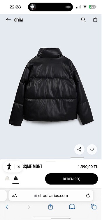 Stradivarius Stradi deri sisme mont