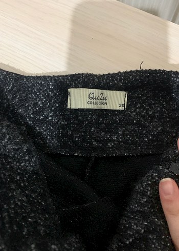 Yün görünümlü etek - Görsel 3