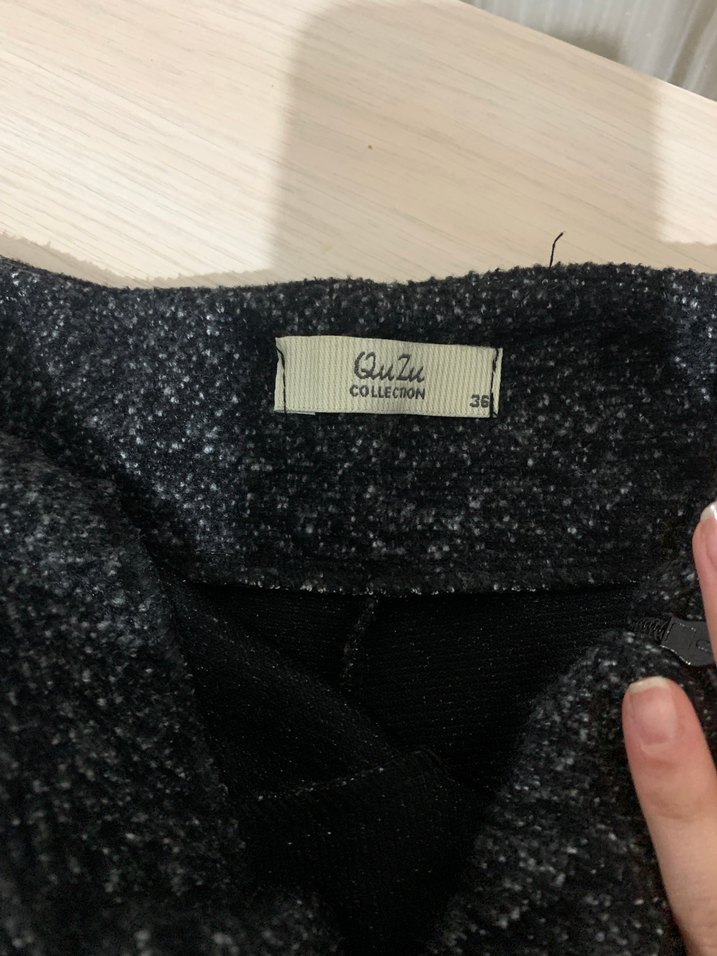 Yün görünümlü etek - Görsel 3