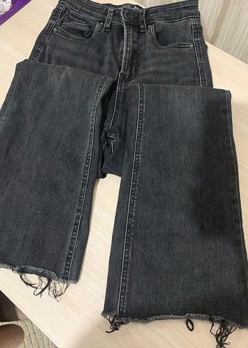 Stradivarius cropped flare pantolon - Görsel 3