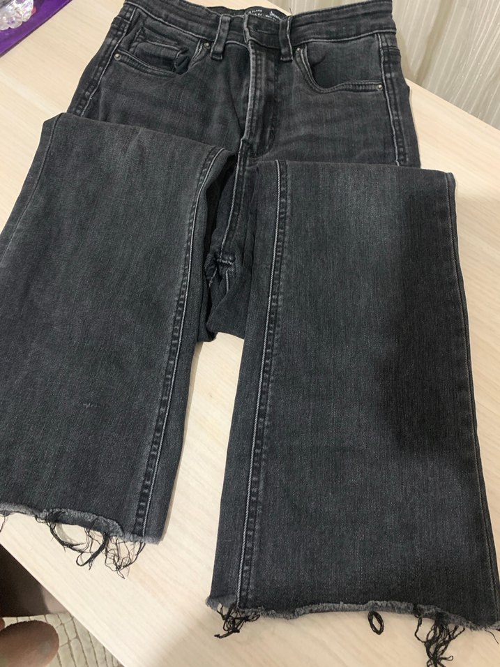 Stradivarius cropped flare pantolon - Görsel 3