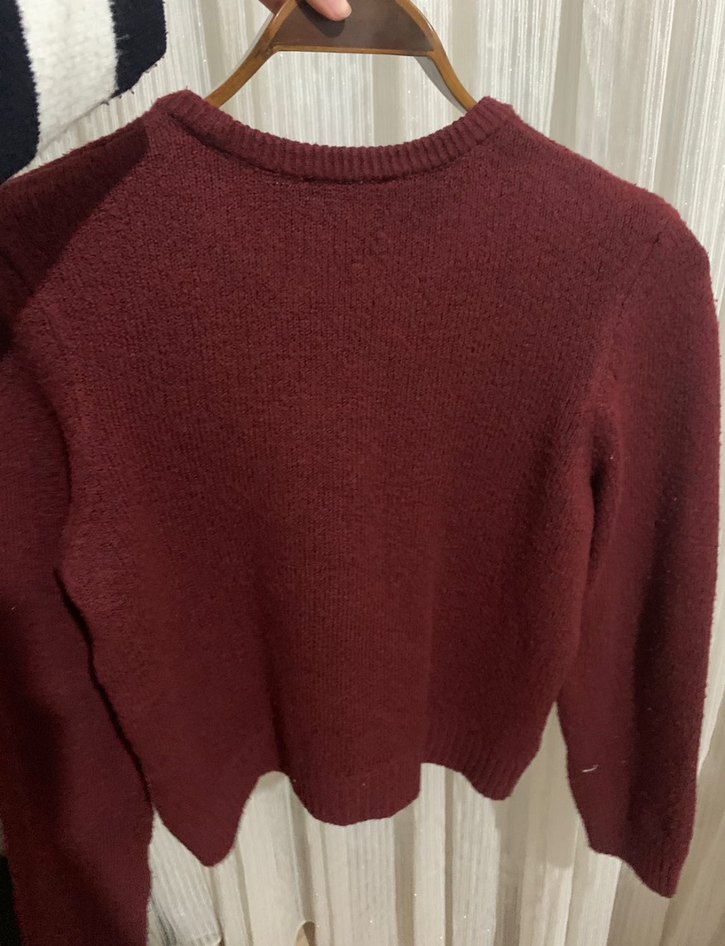 LCW kirmizi kazak - Görsel 2