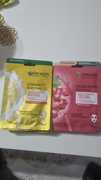 GARNIER YÜZ MASKE 5+5=10ADET