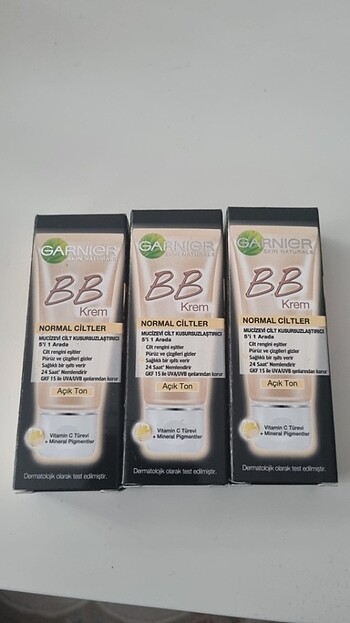 GARNIER BB MUCİZEVİ CİLT KUSURLAŞTIRICI 3 ADET 