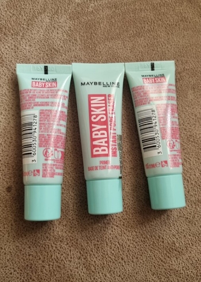 MAYBELLİNE MAKYAJ BAZI 3 ADET - Görsel 2