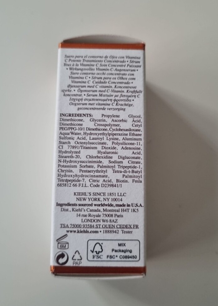 KİEHL'S C VİTAMİNLİ GÖZ KREMİ  - Görsel 2