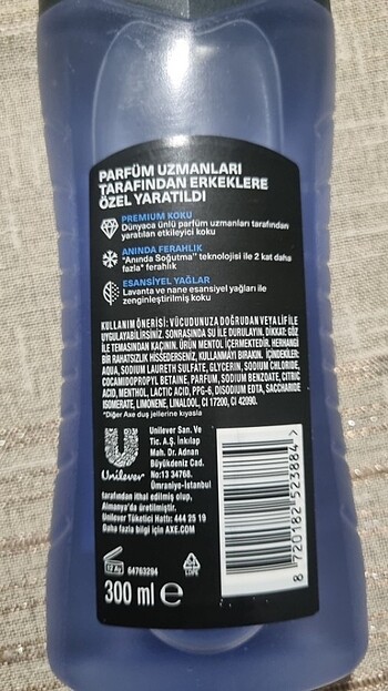 AXE ERKEKLERE ÖZEL DUŞ JELİ 2 ADET  - Görsel 3