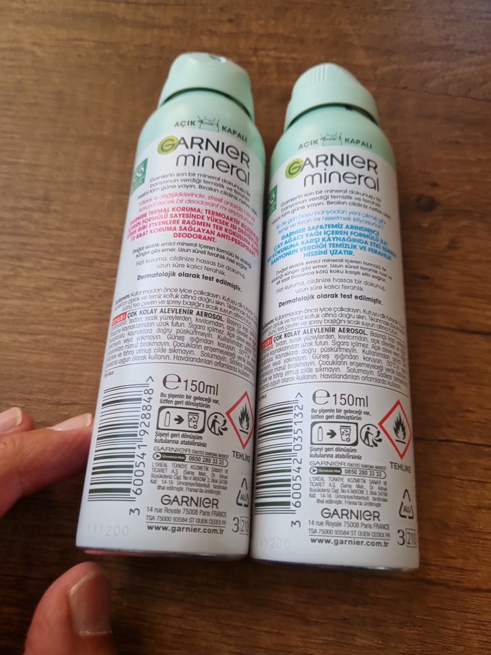 Garnier Mineral Termal Koruma ve Saf & Temiz Kadın Deodorantı - Görsel 2