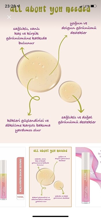 Diğer kaş ve kirpik serum