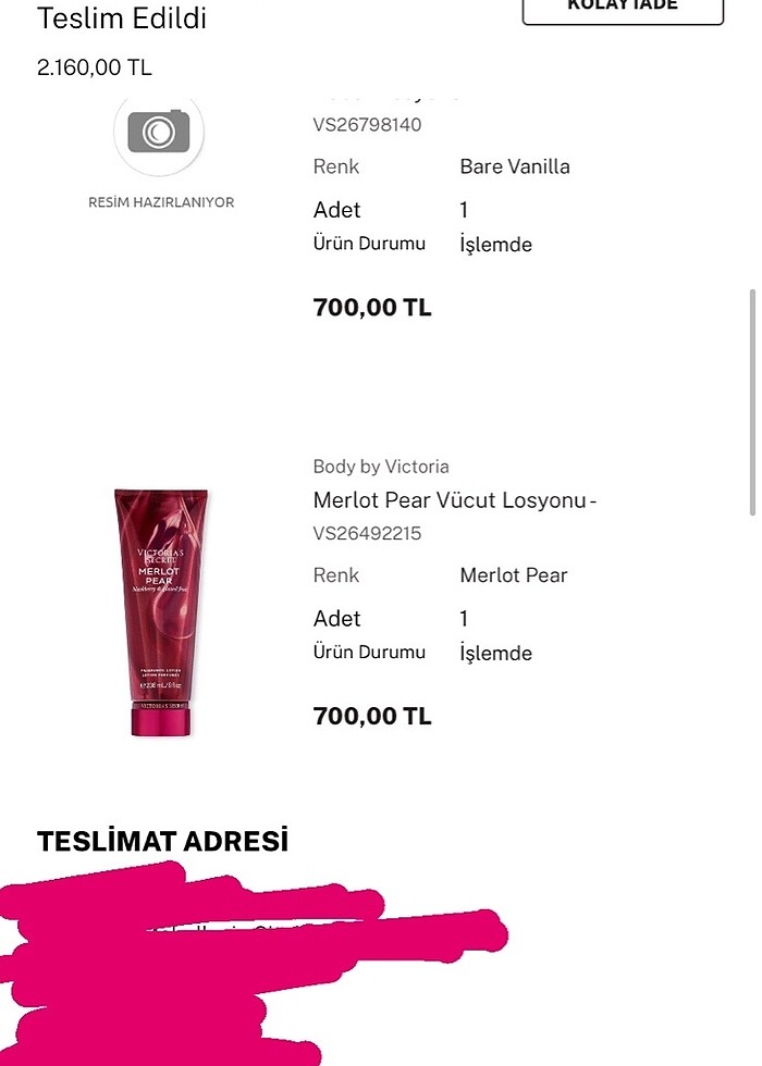 Victoria?s secret merlot pear sprey - Görsel 4