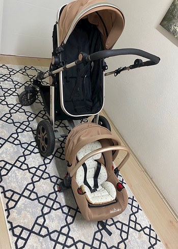 Diğer Beden kahverengi Renk Koyu Kahverengi Bebek Arabası ve Taşıma Koltuğu