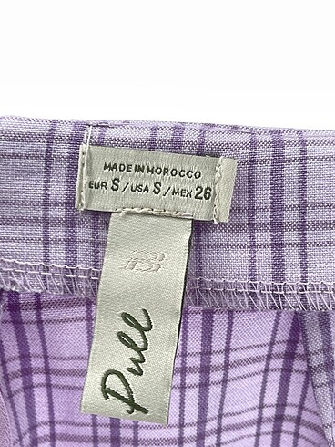 s Beden mor Renk Pull and Bear Mini Etek %70 İndirimli.