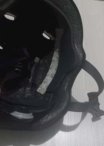 Siyah Punk Stil Plastik Kask - Görsel 4