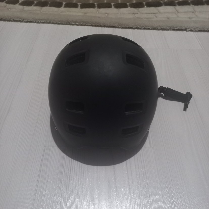 Siyah Punk Stil Plastik Kask - Görsel 2