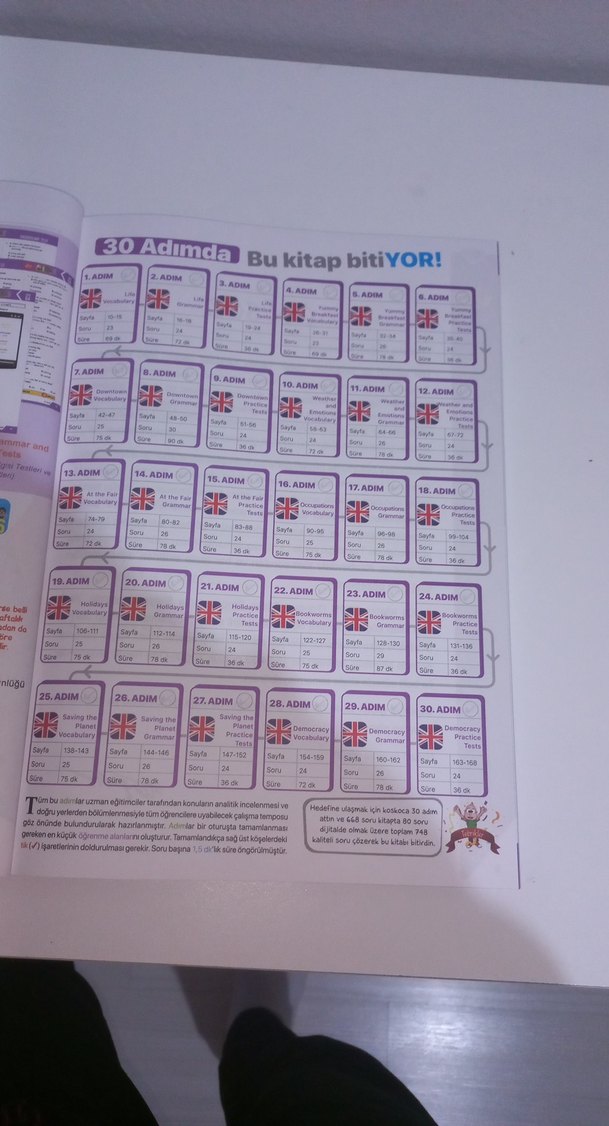 Tonguç 6. Sınıf İngilizce Dinamo Soru Bankası - Görsel 5