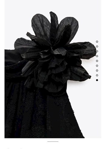 Dantelli Siyah  Yüksek Yakalı Kadın Bluz - Görsel 5