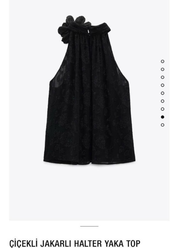 Dantelli Siyah  Yüksek Yakalı Kadın Bluz - Görsel 3