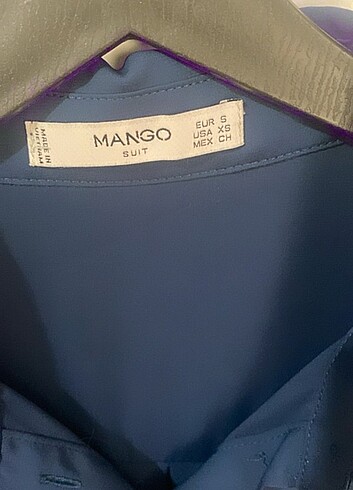 s Beden MANGO gömlek giyilmedi temiz