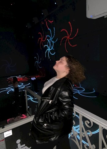 Kadın Siyah Parlak Deri Ceket - Görsel 2