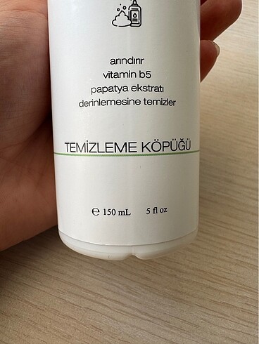 Beden Yüz temizleme köpüğü