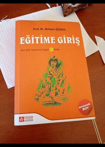 Eğitime Giriş - Prof. Dr. Mehmet Şişman