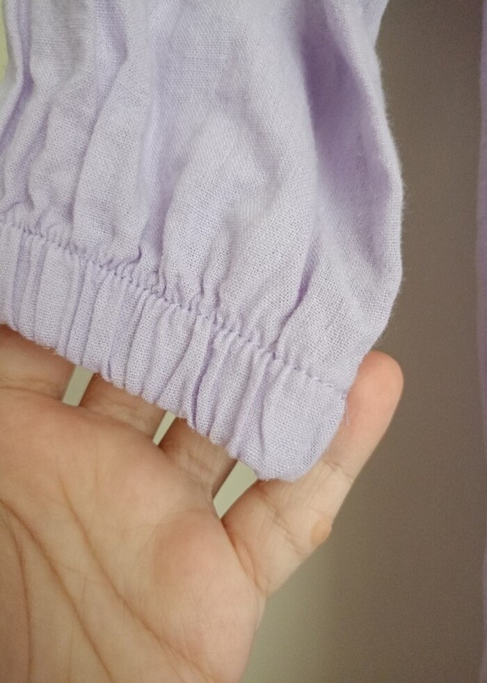 Lila elbise - Görsel 3