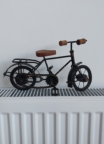 Tasarımcı Metal ahşap bisiklet biblo (hediyelik)