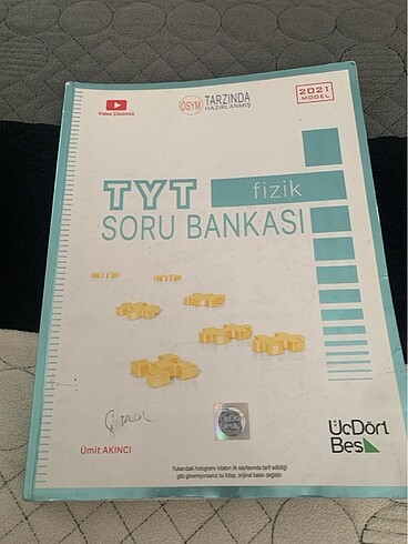 Tyt fizik soru bankası üç dört beş yayınları