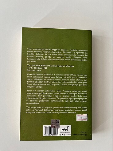  Çernobil kitap