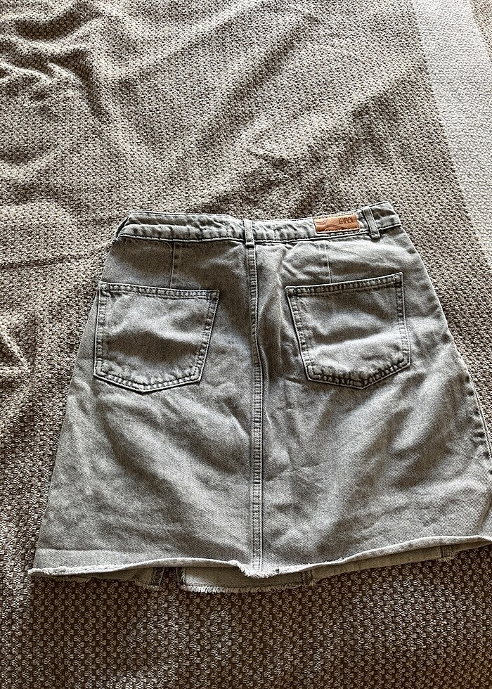 Gri kot etek - Görsel 2