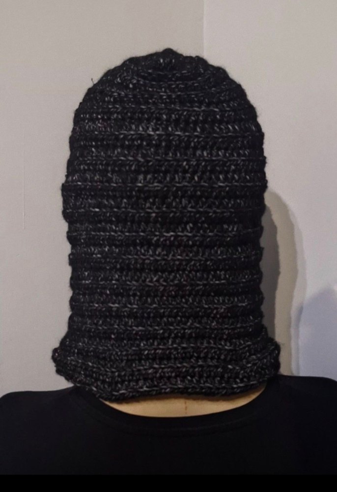 Kadın Siyah Örgü Gotik Bere - Görsel 4