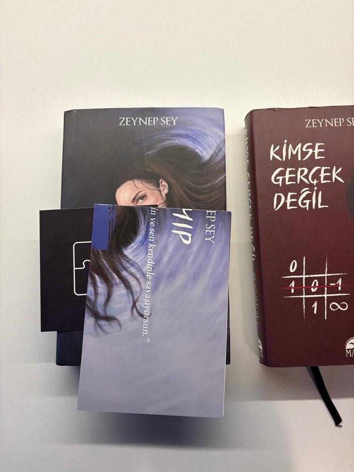 Zeynep Sey'den Kayıp ve Kimse Gerçek Değil Romanları - Görsel 2