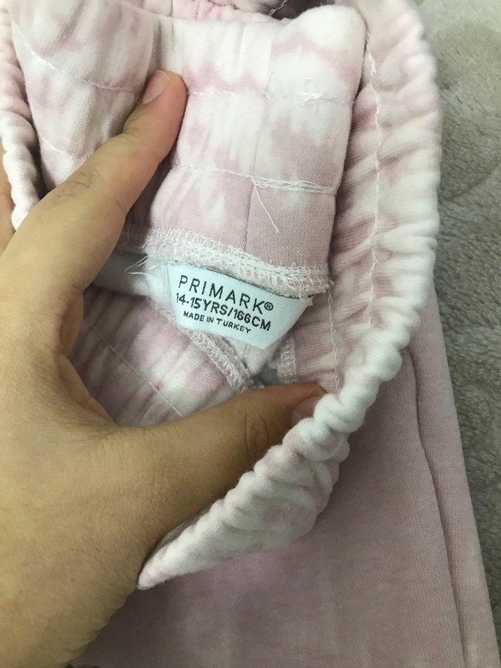 Pembe Batik Desenli Salaş Kadın Eşofman - Görsel 2