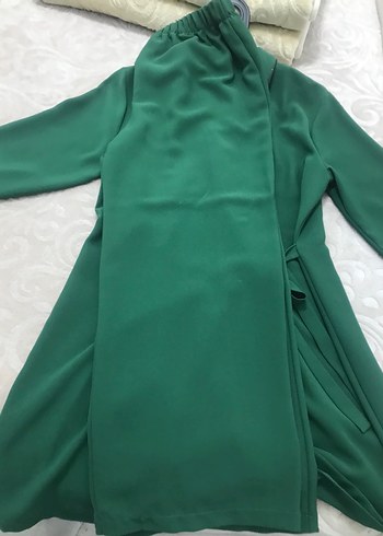 Yeşil Midi Ceket - Görsel 5